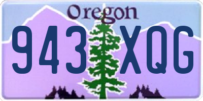 OR license plate 943XQG