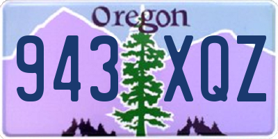 OR license plate 943XQZ