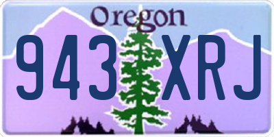 OR license plate 943XRJ