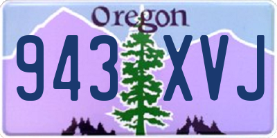 OR license plate 943XVJ