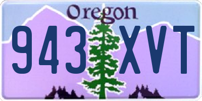 OR license plate 943XVT