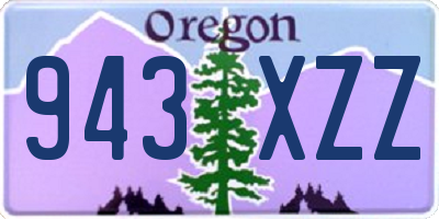 OR license plate 943XZZ