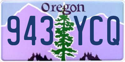 OR license plate 943YCQ