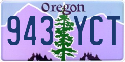 OR license plate 943YCT
