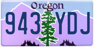 OR license plate 943YDJ