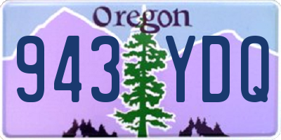 OR license plate 943YDQ