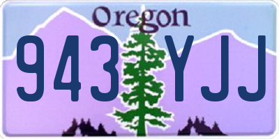 OR license plate 943YJJ