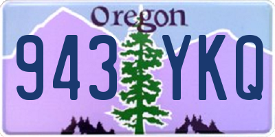 OR license plate 943YKQ