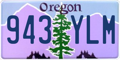OR license plate 943YLM