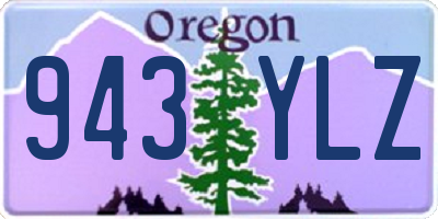 OR license plate 943YLZ