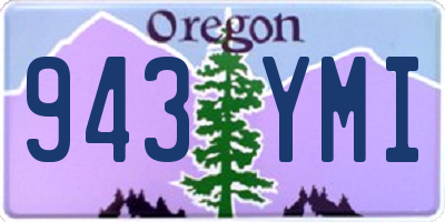 OR license plate 943YMI