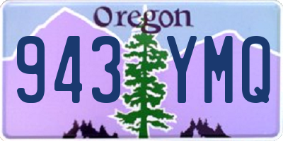 OR license plate 943YMQ