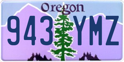 OR license plate 943YMZ