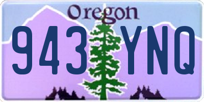 OR license plate 943YNQ