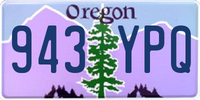 OR license plate 943YPQ