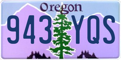 OR license plate 943YQS