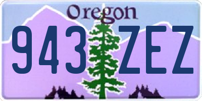 OR license plate 943ZEZ