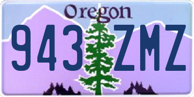 OR license plate 943ZMZ