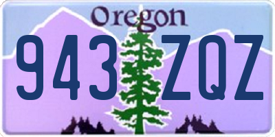 OR license plate 943ZQZ