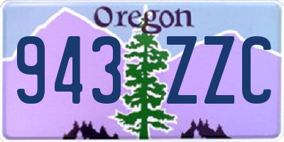 OR license plate 943ZZC
