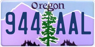 OR license plate 944AAL