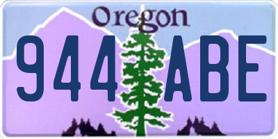 OR license plate 944ABE