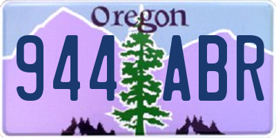 OR license plate 944ABR