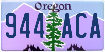 OR license plate 944ACA
