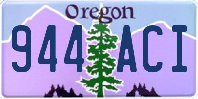 OR license plate 944ACI