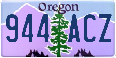 OR license plate 944ACZ