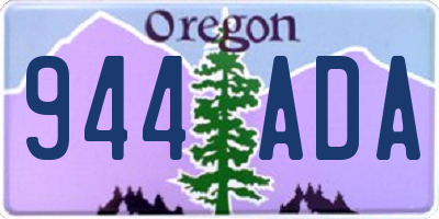 OR license plate 944ADA