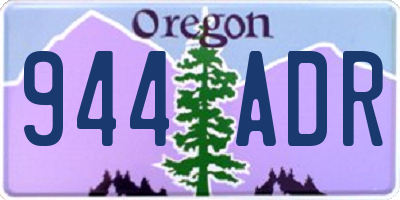 OR license plate 944ADR