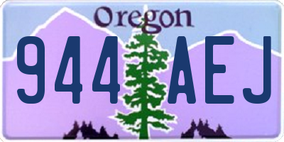 OR license plate 944AEJ