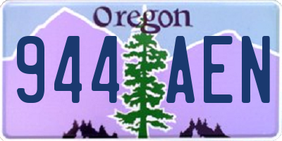 OR license plate 944AEN