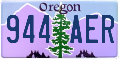 OR license plate 944AER