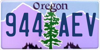 OR license plate 944AEV