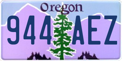 OR license plate 944AEZ
