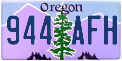 OR license plate 944AFH