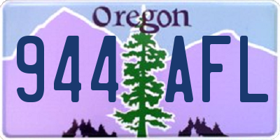 OR license plate 944AFL