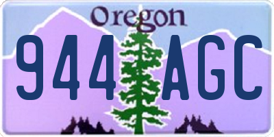 OR license plate 944AGC