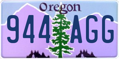 OR license plate 944AGG