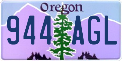 OR license plate 944AGL