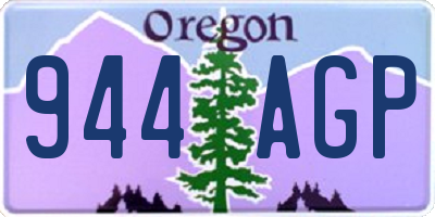 OR license plate 944AGP