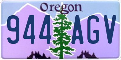 OR license plate 944AGV