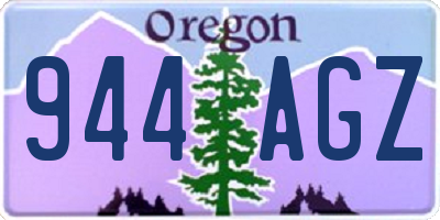 OR license plate 944AGZ