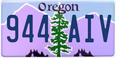 OR license plate 944AIV