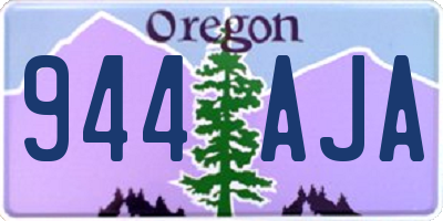 OR license plate 944AJA