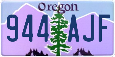 OR license plate 944AJF
