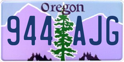 OR license plate 944AJG