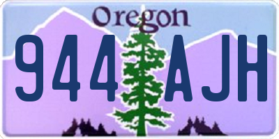OR license plate 944AJH